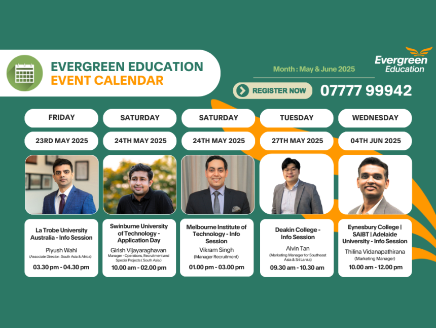 Study in Australia – Info Sessions Are Here