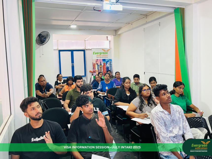"VISA INFORMATION SESSION" for the Second Set of Students for July Intake 2025